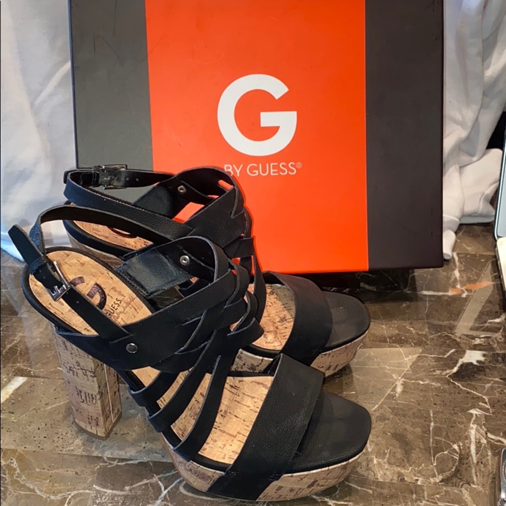 G by Guess “RUULE” Heeled Sandals 10M